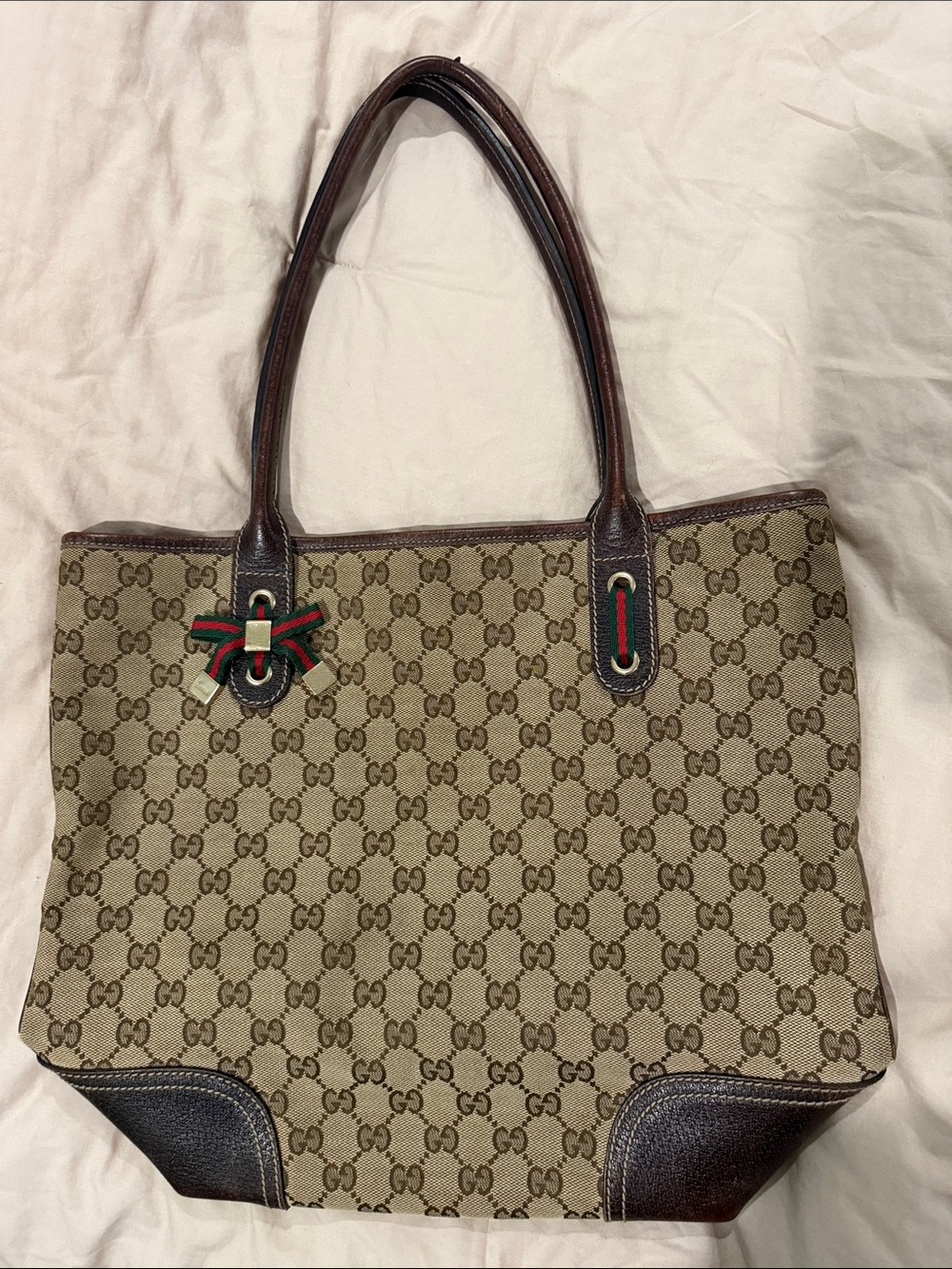 Gucci GG Canvas Vertical Princy Tote - Picture 13 of 16